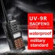 Baofeng UV 9R 8W модел 2017 IP67 водоустойчива UHF VHF UV Dual Band