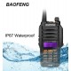 Baofeng UV 9R 8W модел 2017 IP67 водоустойчива UHF VHF UV Dual Band