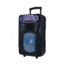 Караоке Колона 12 "BLUETOOTH Преносим KARAOKE PARTY PA DJ SPEAKER SYSTEM tws / Светлини и 2 микрофона