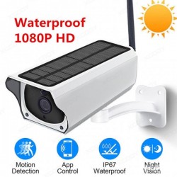 ВОДОУСТОЙЧИВА WIFI СОЛАРНА БЕЗКАБЕЛНА КАМЕРА, SOLAR FULL HD 2 MP 1080P