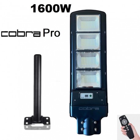 Соларна лампа Cobra Pro 1600W със стойка за монтаж