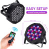 36 DJ LED Par Light RGB Party Lights Uplights със звуково активирано дистанционно DMX управление с дистанционно