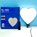 LED лампа Ring,  сърце RL-500 и осветителен пръстен LED стойка 2,1 м