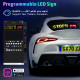 LED дисплей с матричен панел, черен, USB зареждане,