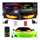 LED дисплей с матричен панел, черен, USB зареждане,