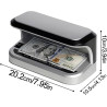 Детектор за пари 6604, Банкноти, LED UV фенер, батерия, 5VDC, 3W