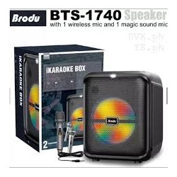Bluetooth караоке колона Brodu BTS-1740 с 2 включени микрофона