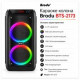 Професионална система Brodu BTS-2173 8X2" IKARAOKE BOX – Bluetooth високоговорител с безжичен микрофон и вход за китара