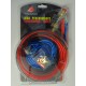 Car Audio мощност усилвател за монтаж проводници Кабели Kit - Red + Blue + Черно